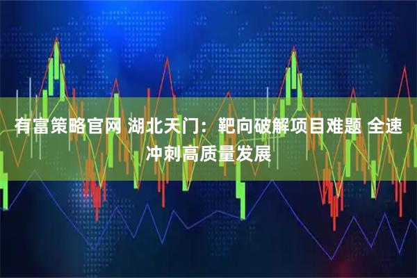有富策略官网 湖北天门：靶向破解项目难题 全速冲刺高质量发展